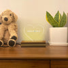 Custom Shaped Night Light - Rectangle Base