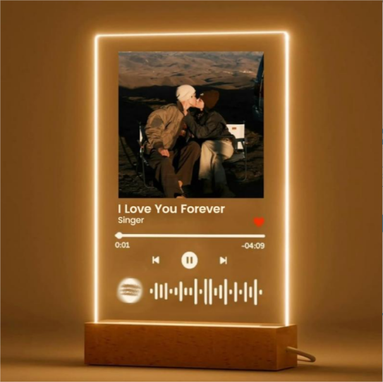Custom Shaped Night Light - Rectangle Base
