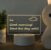 The Dreamora Glass Night Note Board 